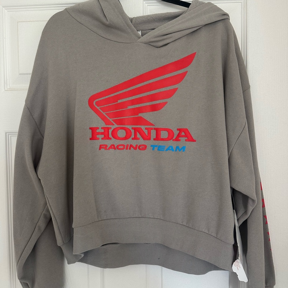 Honda Racing Team Gray Hoodie